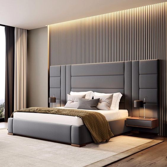 Thoughtfully style Master Bedroom with layered cushions, natural light and practical design