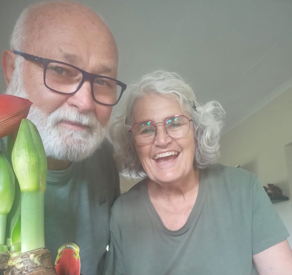 Jean & Brig at home