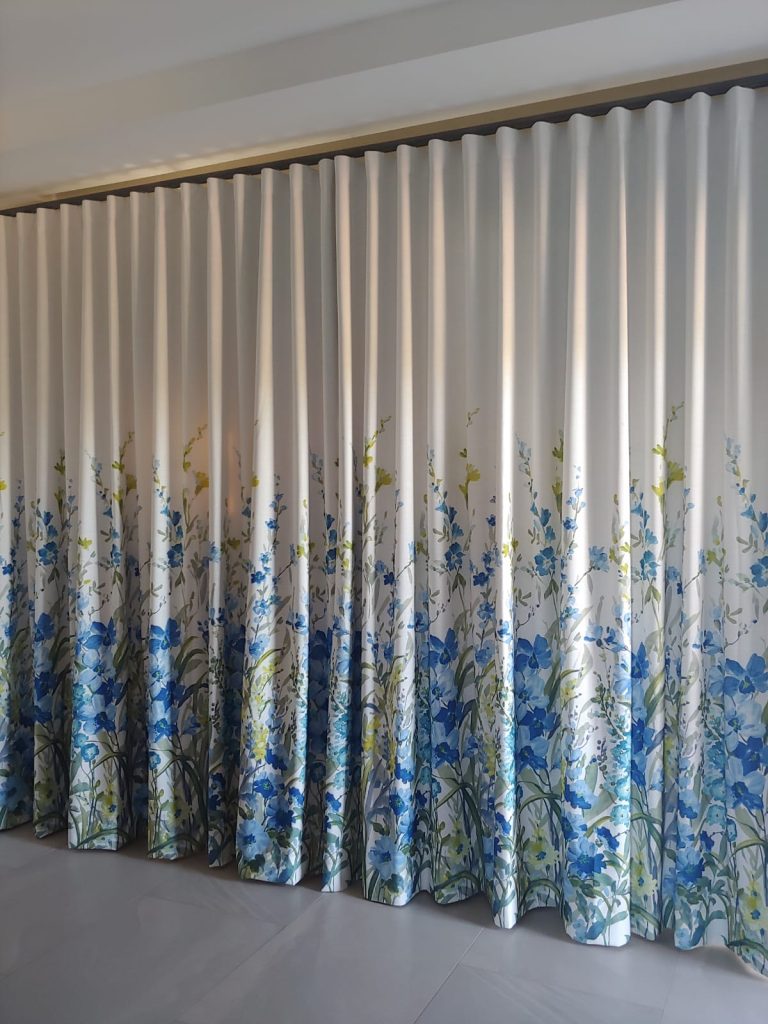 Repurposing existing curtains giving an updated modern decor trend with a small budget