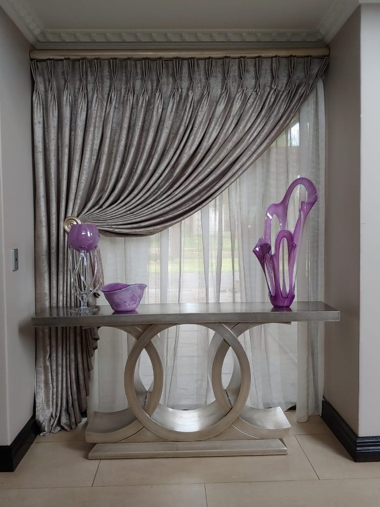 The thoughtfully styled alcove now making a beautiful entrance